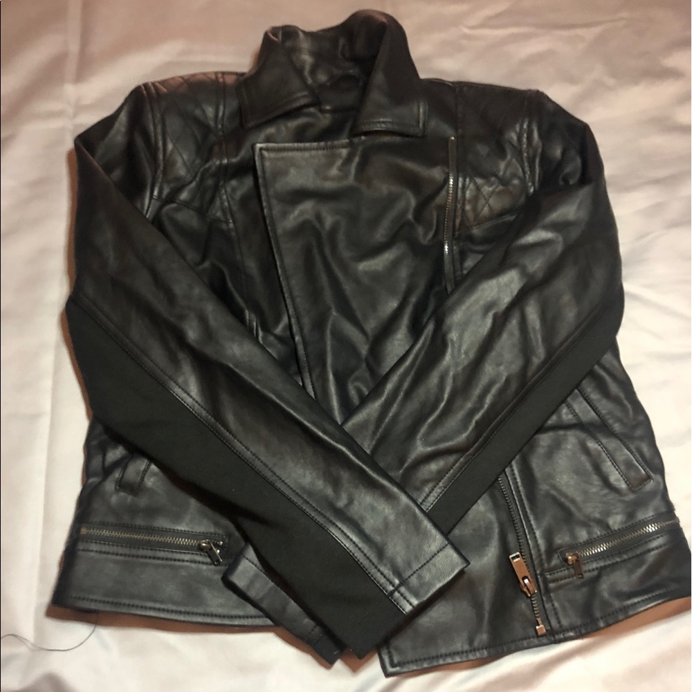 ❤️XS black leather jacket from faith over fear❤️